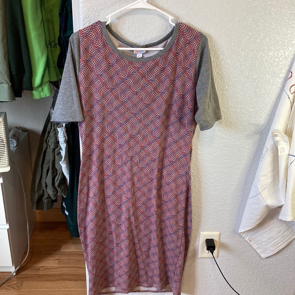 Fun colored body con dress